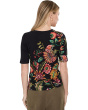 The Janie Favorite Fitted V-Neck Elbow Sleeve Tee