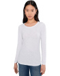 Long Sleeve Twisted Scoopneck Tee