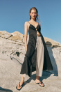 Zara САНДАЛИИ С ПЛОСКИМ РЕМЕШКОМ черного цвета