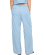 Lightweight Organic Cotton Denim High-Waisted Full Length Trousers