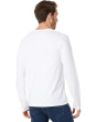 Slub Split-Neck Long Sleeve