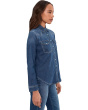 Western Slim Denim Shirt
