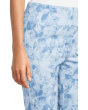 Elastic Waist, Pull On Printed Pants With Faux Welt Pockets