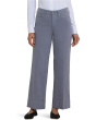 Teresa Wide Leg 3" Hem Ankle Jeans in Shadow Blue