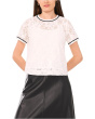 Crew Neck Short Sleeve Top