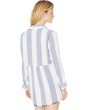 Rugby Beach Stripe Boyfriend Shirt Cover-Up