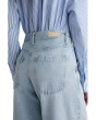 Stella Mid-Rise Wide Leg Palazzo Jeans in Idol