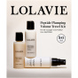 LOLAVIE Набор для ухода за волосами пептидный объемный дорожный комплект объемный шампунь 60 мл + объемный кондиционер 60 мл + объемный спрей 60 мл - 60 мл