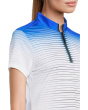 Flux Print Short Sleeve Top