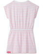 Strawberry Stripes Cinched Waist Relaxed Dress (Toddler/Little Kid/Big Kid)