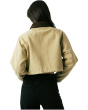Breaking Camp Cropped Twill Jacket