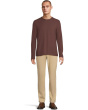 Pima Pique Long Sleeve Crew