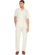 Archie Sueded Straight Trouser Pants Pumice