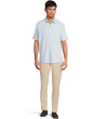 Short Sleeve J&M Flex Birdseye Button Front