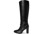 Collins Burnished Leather Tall Boots Heel