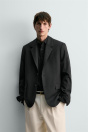 Zara ПИДЖАК ИЗ ЧИСТОЙ ШЕРСТИ 527758858-800-48