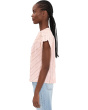 Petite Short Sleeve Popover Woven Top