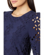 Alyna Long Sleeve Eyelet Dress