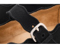 Delicato Wave-Edge Canvas Mary Janes
