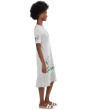 Ruffle Hem Knit Midi Dress - Ziviana