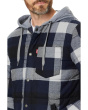 Cotton Plaid Quilted Puffer