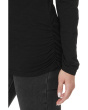 Long Sleeve Twisted Scoop Neck Tee