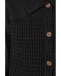 Long Sleeves Mix Media Oversized Shacket