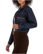 Ella Button Front Jacket Contrast