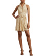 Floral Crepe Sleeveless Shirtdress