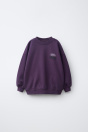 Zara Толстовка С фиолетовым ПРИНТОМ FRUIT OF THE LOOM