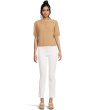 Mixed Stitch Elbow Sleeve Polo