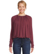Sona Long Sleeve Bubble Top