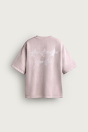 Zara ОБЛЕГАЮЩАЯ ТОЛСТОВКА PUKAS SURF X пастельно-розового цвета