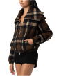 Prep Academy Plaid Sweater Jacket