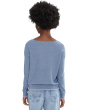 Tipped Hem Wide Neck Sweater