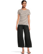 Arellia Ankle Petite With Undone Finished Hem In Black Void