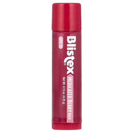Blistex, заживляющий бальзам, защита губ с солнцезащитным фильтром, SPF 15, ягоды, 4.25 г (0,15 унции)