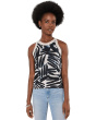 Painted Palms Sweater Tank