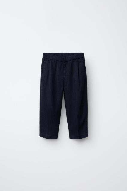 Zara ЛЬНЯНЫЕ КЛАССИЧЕСКИЕ БРЮКИ 507698585-401-18