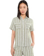 Tommy Bahama Женская практичная рубашка Beach Breeze с коротким рукавом