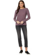 Long Sleeve Crew Neck Boxy Top