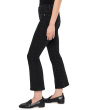 The Stretch Flare Crop Jean in Black Rinse