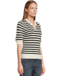 Rosanna Striped Puff Sleeve Sweater