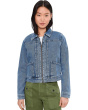 Genevieve Zip Front Jacket With Slant Pockets