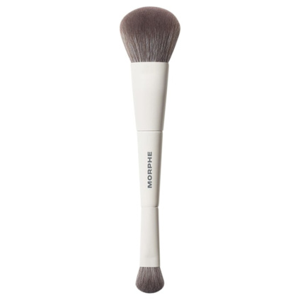Morphe Кисть для лица M100 Двухсторонняя кисть для тонального крема и консилера - 1 шт.