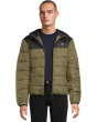 Water-Repellent Quilted Puffed Jacket