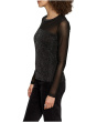 Sparkle Mesh Crew Tee