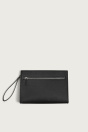 Zara Черный клатч СО СТРУКТУРНЫМ рисунком