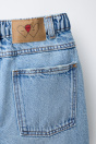 Zara Джинсы мешковатые С вышивкой В ВИДЕ СЕРДЦА ORFAYO 498675091-406-18
