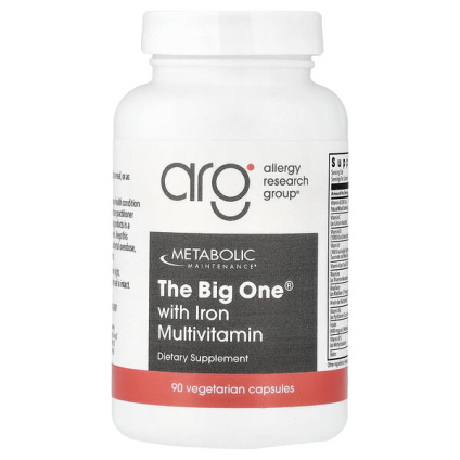 Metabolic Maintenance, The Big One®, мультивитамины с железом, 90 вегетарианских капсул